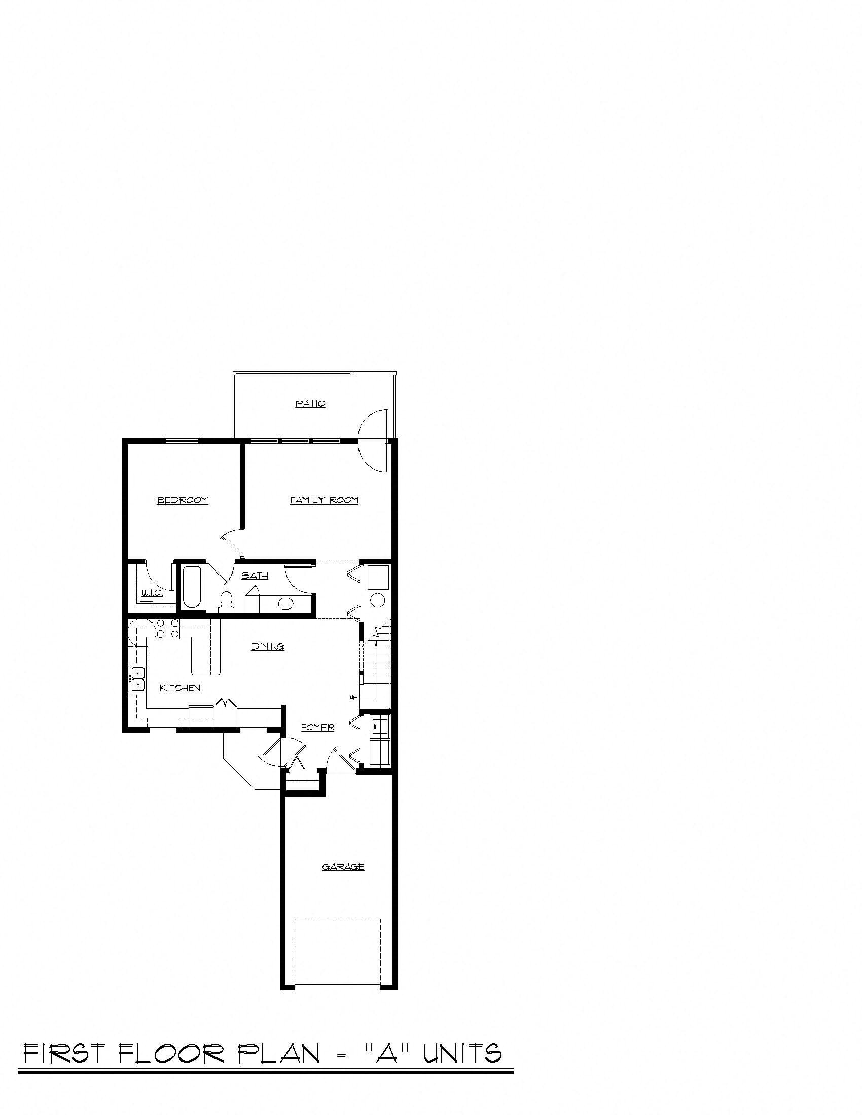 Unit A Floor Plan 1
